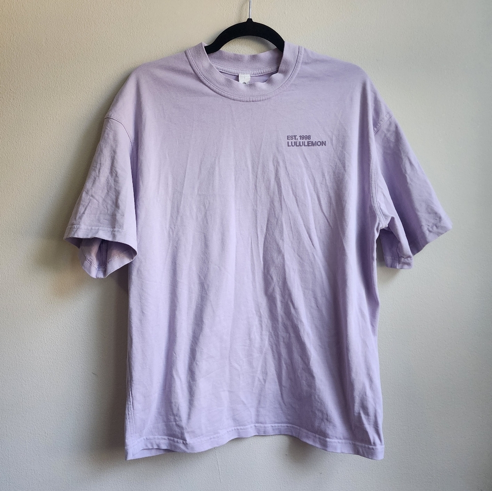 Lululemon Brushed Heavyweight Cotton Crewneck T-shirt Size Small